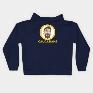 Caucasians - Washington Football Parody Kids Hoodie